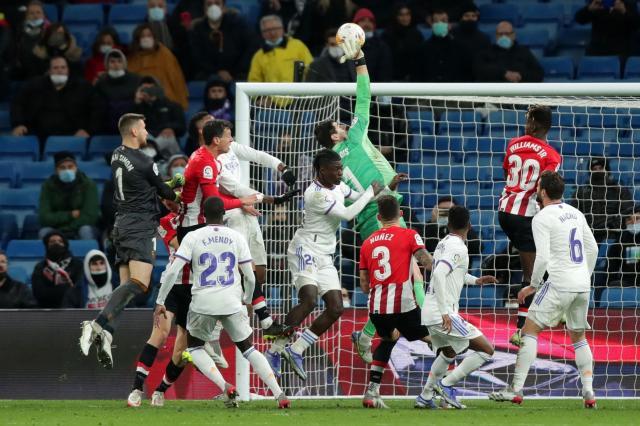 NBA比赛高清视频直播-【西甲】本泽马制胜 库尔图瓦救险 皇马1-0毕尔巴鄂